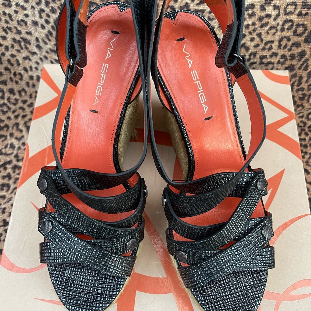 Via Spiga black strappy sandals - Picture 8 of 8